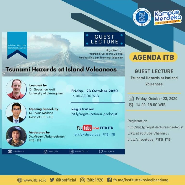 GUEST LECTURE: Tsunami Hazards at Island Volcanoes