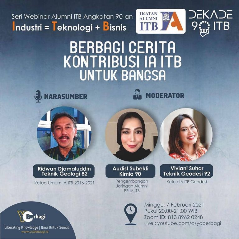 [07 FEB. 2021] Sharing Stories about IA ITB’s Contribution to the Nation