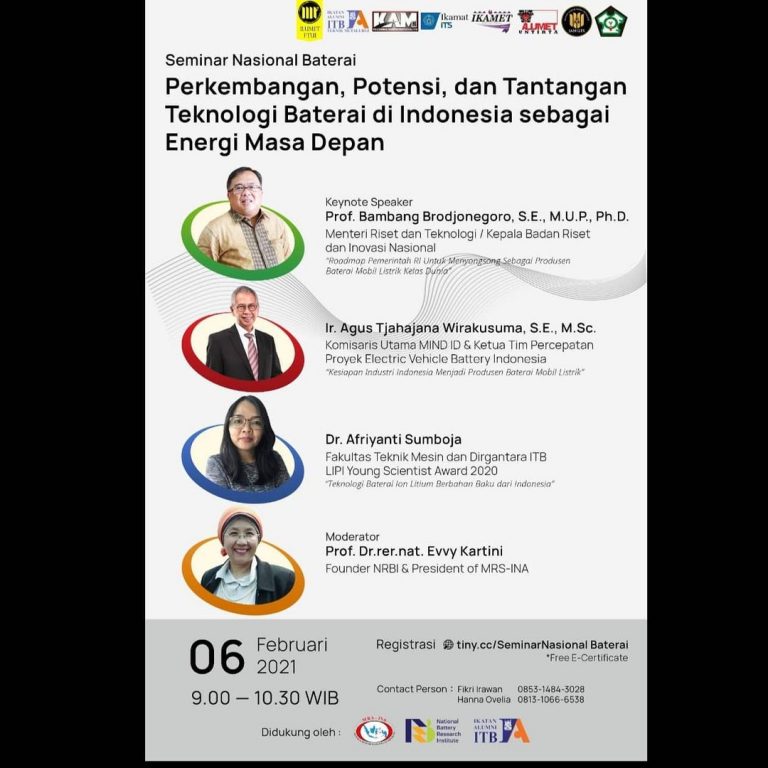 [06 FEB. 2021] NATIONAL BATTERY SEMINAR 2021
