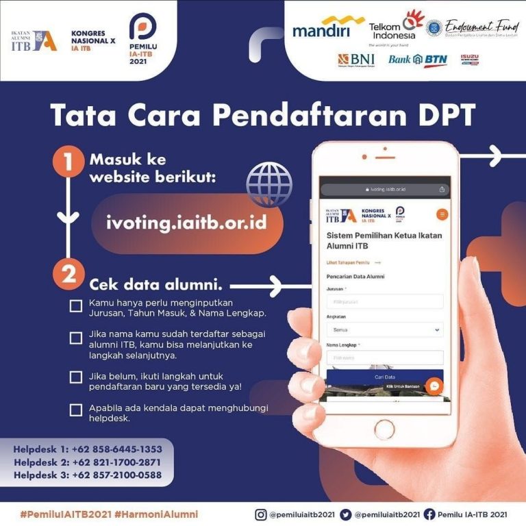 Tata Cara Pendaftaran DPT dan Keamanan Data Pemilih Pemilu IA ITB