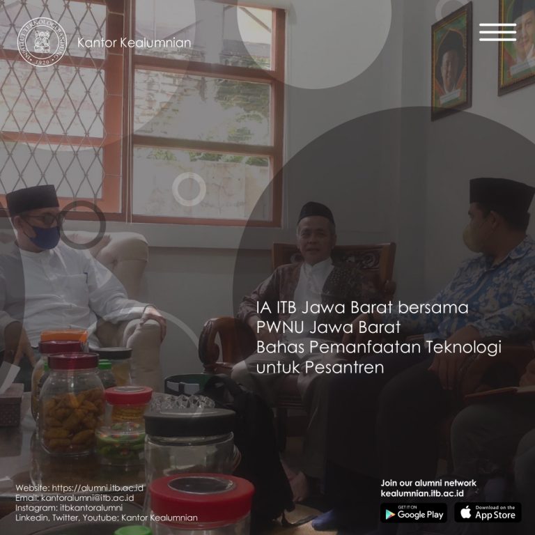 IA ITB Jawa Barat bersama PWNU Jawa Barat Bahas Pemanfaatan Teknologi untuk Pesantren