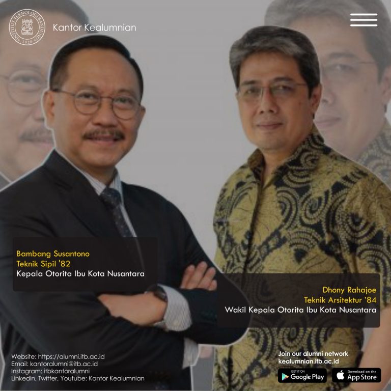 Alumni ITB Pimpin Pemindahan Ibu Kota Negara