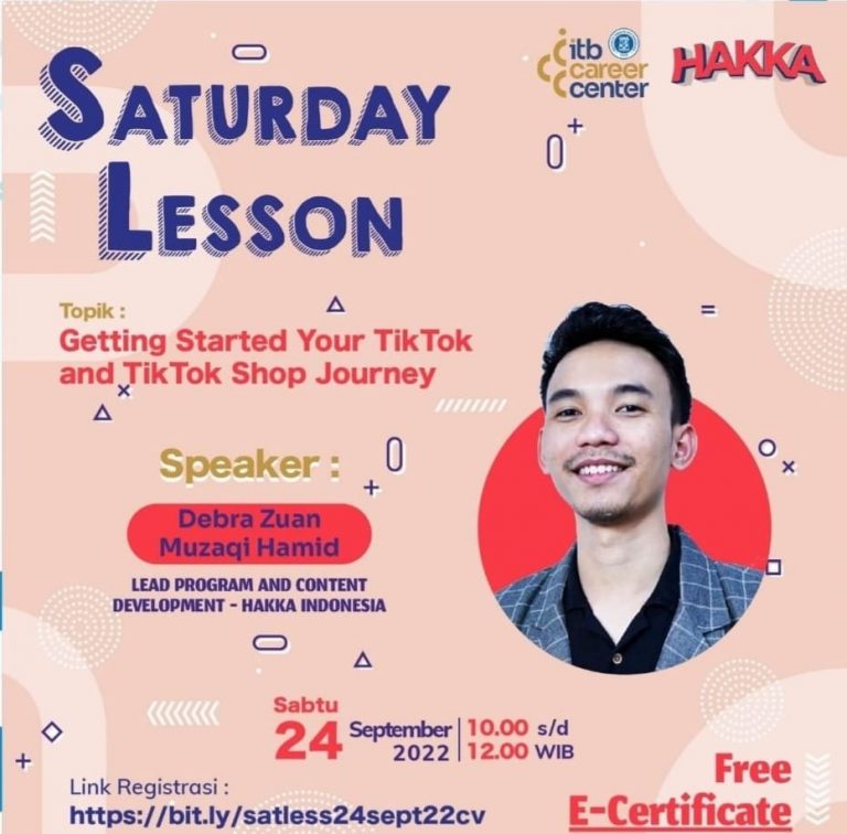[24 SEP 2022] SATURDAY LESSON: Getting Started Your TikTok and TikTok Shop Journey