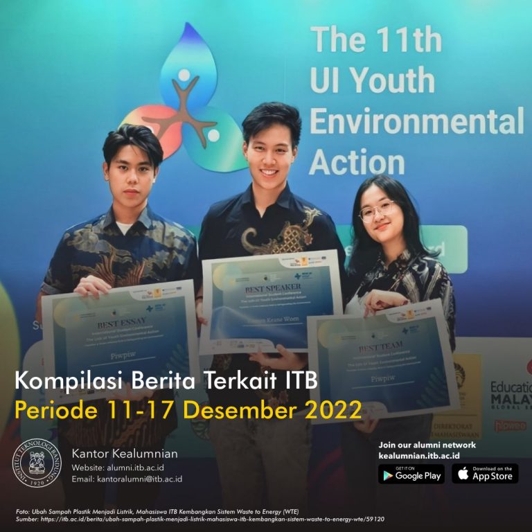 Kompilasi Berita Periode 11-17 Desember 2022 Terkait ITB
