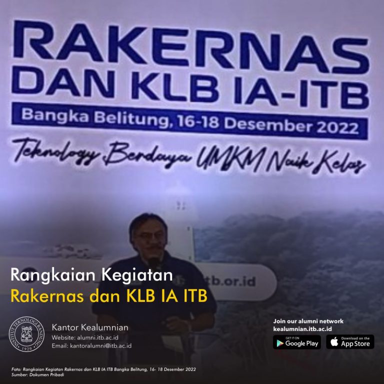 Rangkaian Kegiatan Rakernas dan KLB IA ITB