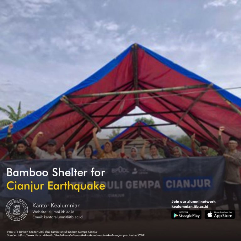 Bamboo Shelter for Cianjur Earthquake