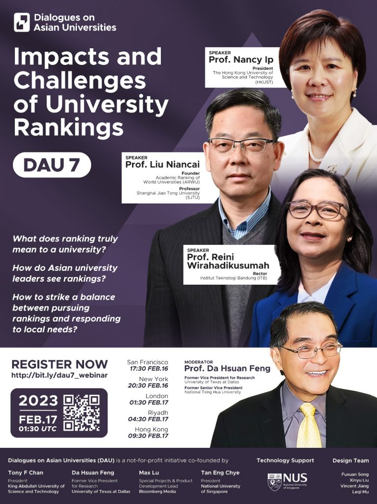 [17 FEB 2023] Impacts and Challenges of University Rankings