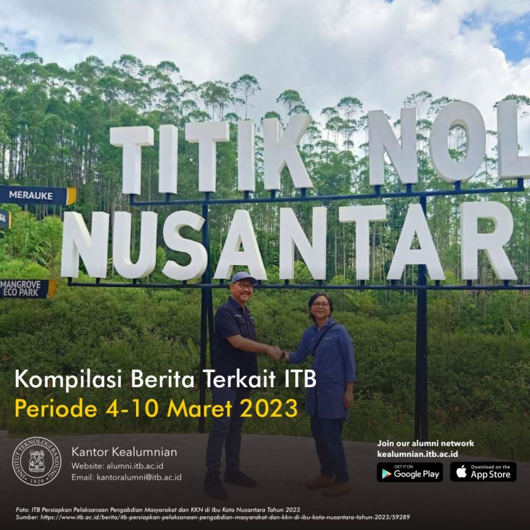 Kompilasi Berita Periode 4-10 Maret 2023 Terkait ITB