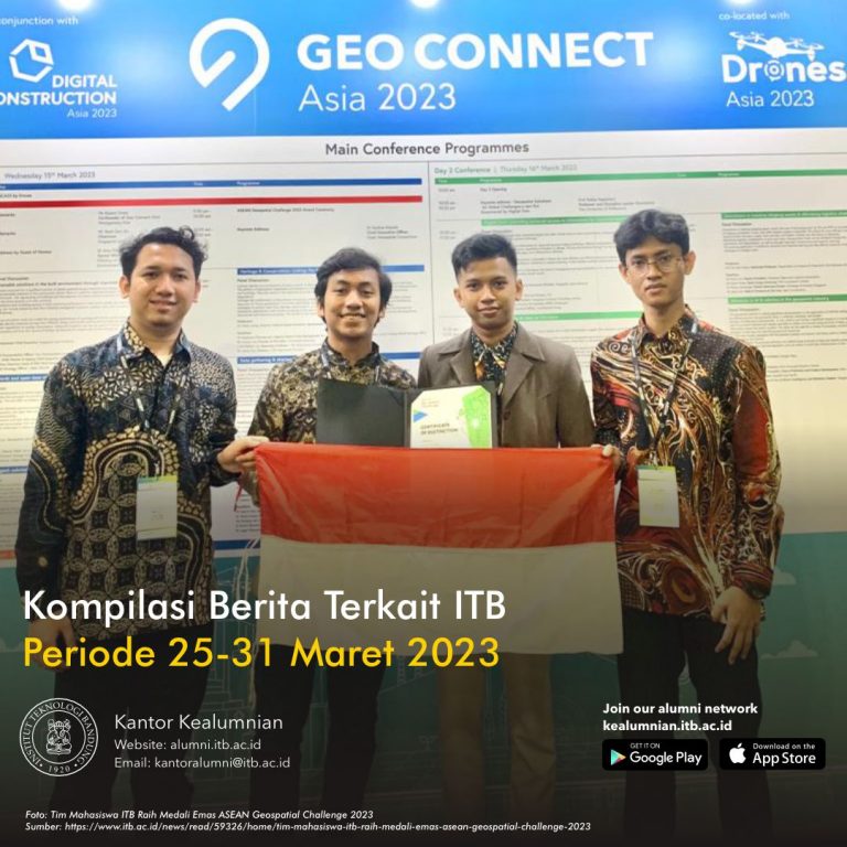 Kompilasi Berita Periode 25-31 Maret 2023 Terkait ITB