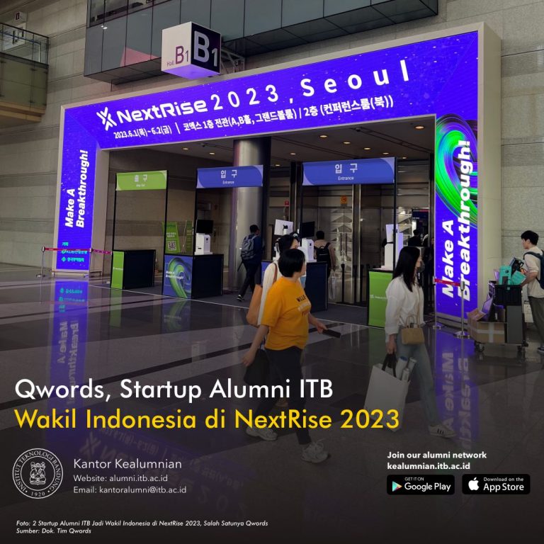 2 Startup Alumni ITB Jadi Wakil Indonesia di NextRise 2023, Salah Satunya Qwords