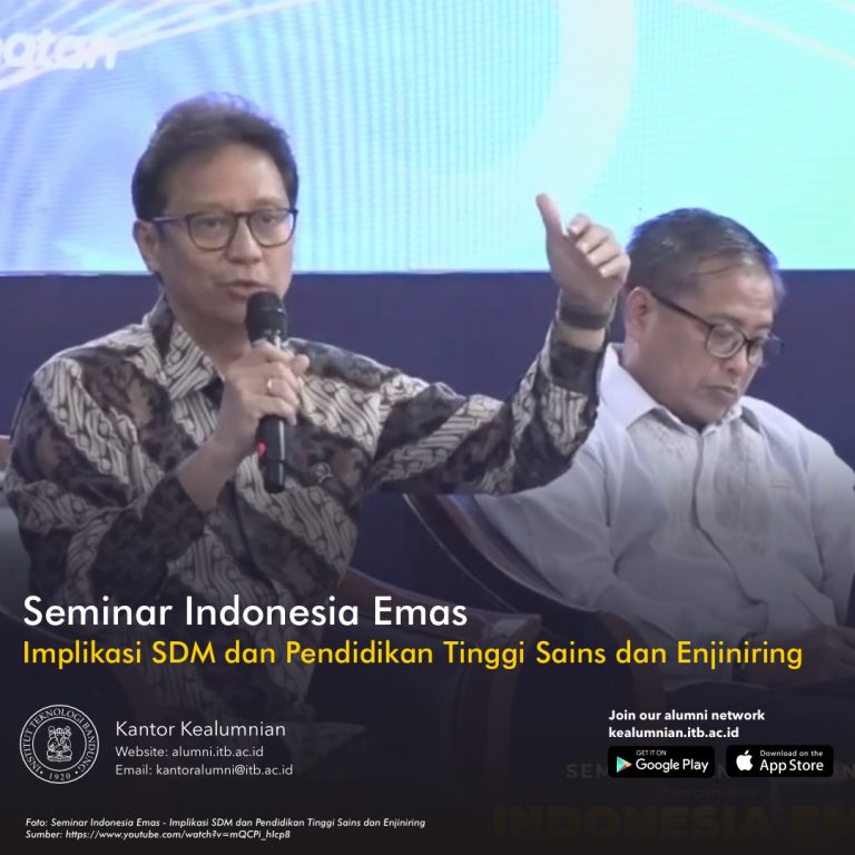 Seminar Indonesia Emas : Implikasi SDM dan Pendidikan Tinggi Sains dan Enjiniring
