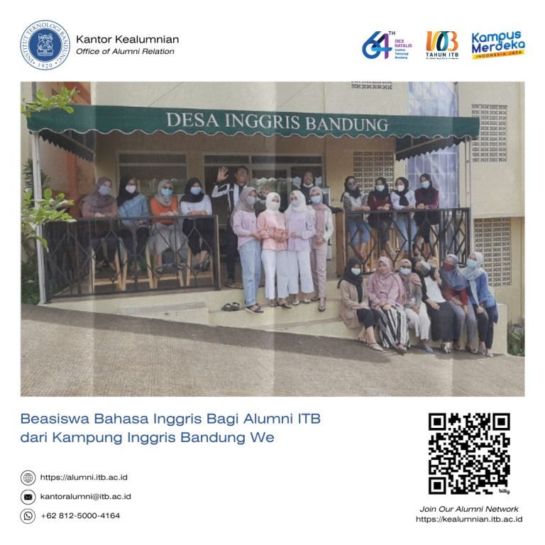 Beasiswa Bahasa Inggris Bagi Alumni ITB dari Kampung Inggris Bandung We