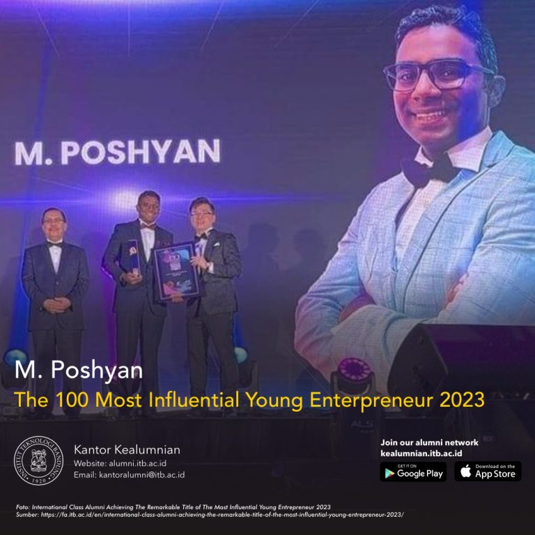 International Class Alumni Achieving The Remarkable Title of The Most Influential Young Entrepreneur 2023