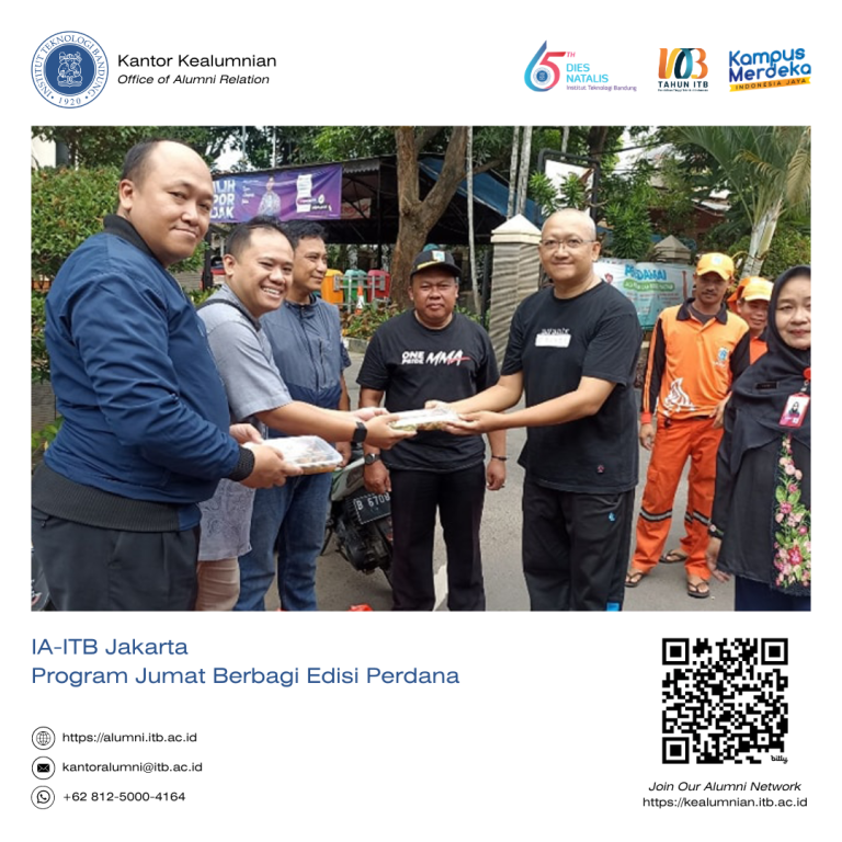 Program Jumat Berbagi Edisi Perdana IA-ITB Jakarta