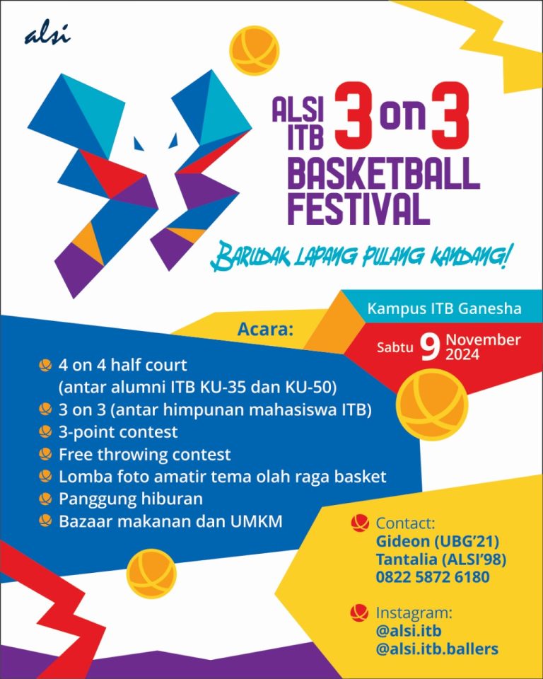 ALSI ITB 3 on 3 Basketball Festival