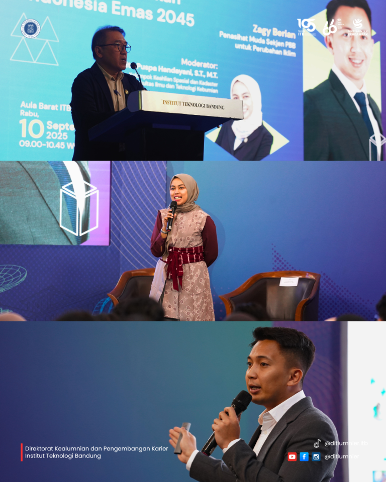 ITB Mechanical Engineering Alumnus Appointed as UN Youth Advisor, Highlights Green Jobs in Studium Generale