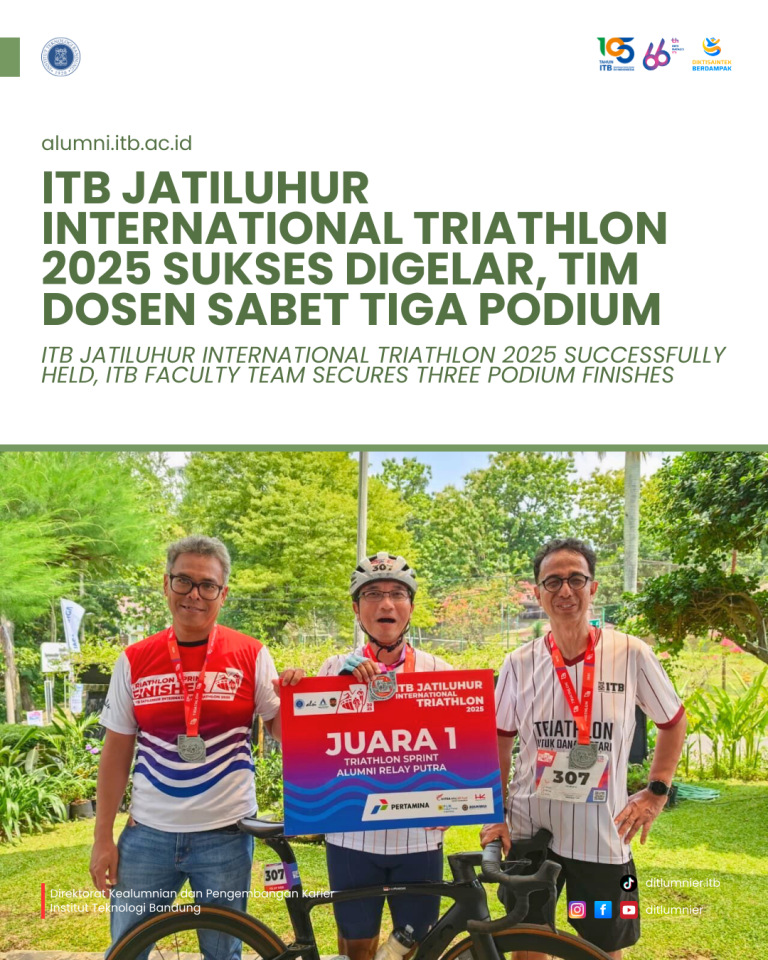 ITB Jatiluhur International Triathlon 2025 Sukses Digelar, Tim Dosen Sabet Tiga Podium