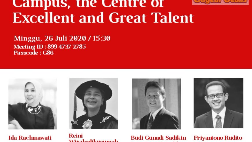 Zoom Gathering Beasiswa G86: Campus, the Center of Excellent and Great Talent