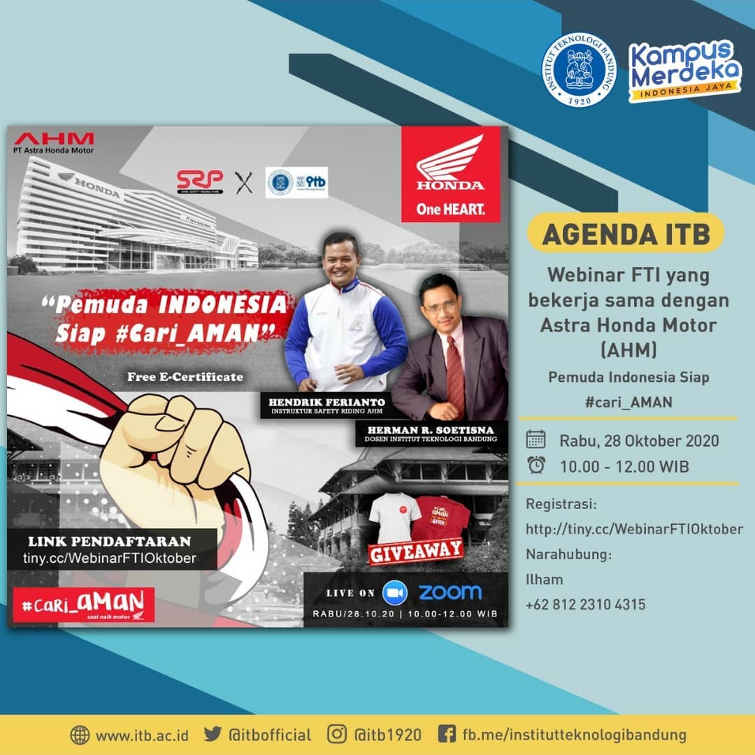 FTI Webinar Series Oktober 2020: PEMUDA INDONESIA SIAP