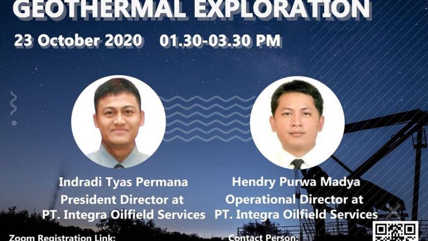 Short Course Webinar: Deep Slim Hole Drilling Rig and Equipment in Geothermal Exploration