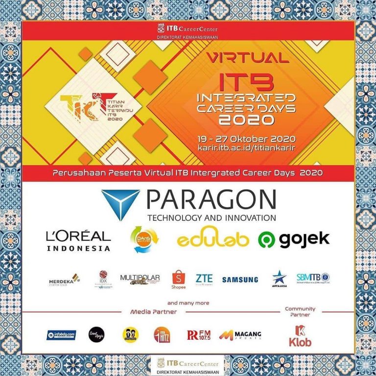 VIRTUAL ITB INTEGRATED CAREER DAYS 2020