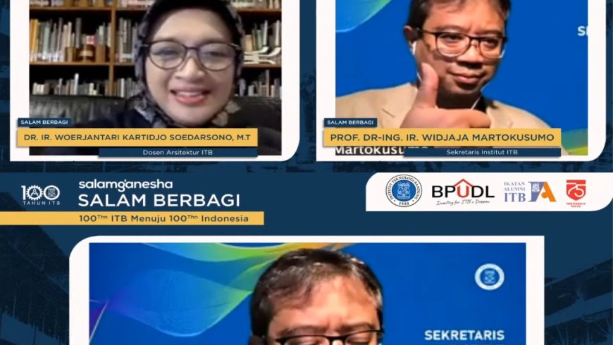 Prof. Dr.-Ing. Ir. Widjaja Martokusumo Membuka Webinar Salam Berbagi #6