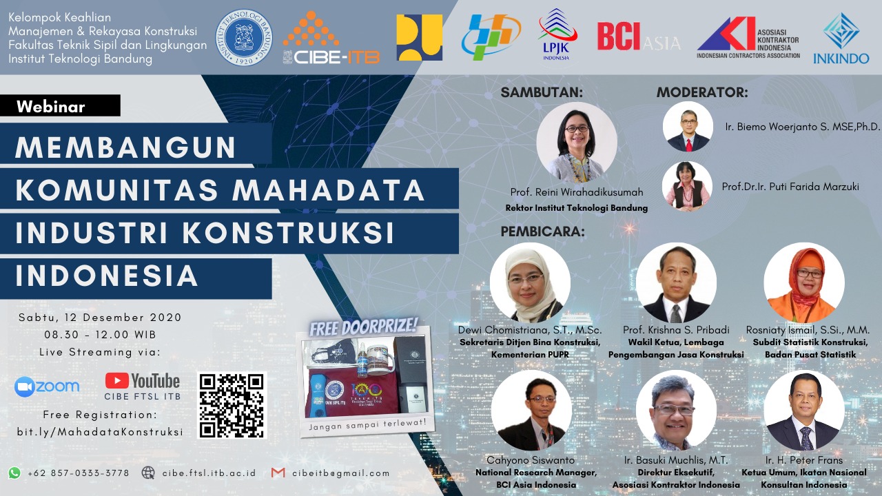 Webinar Membangun Komunitas Mahadata Industri Konstruksi Indonesia