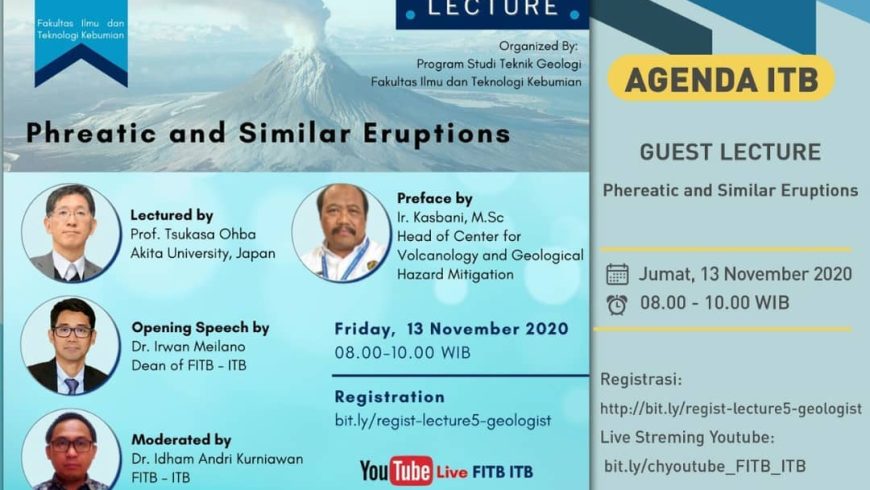 GUEST LECTURE: Phreatic and Similar Eruptions