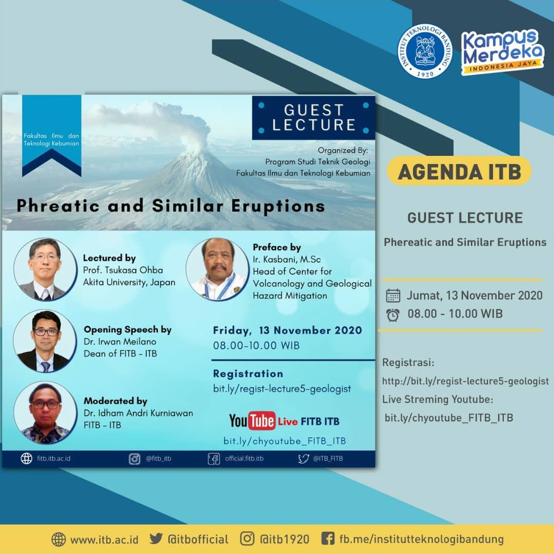GUEST LECTURE: Phreatic and Similar Eruptions