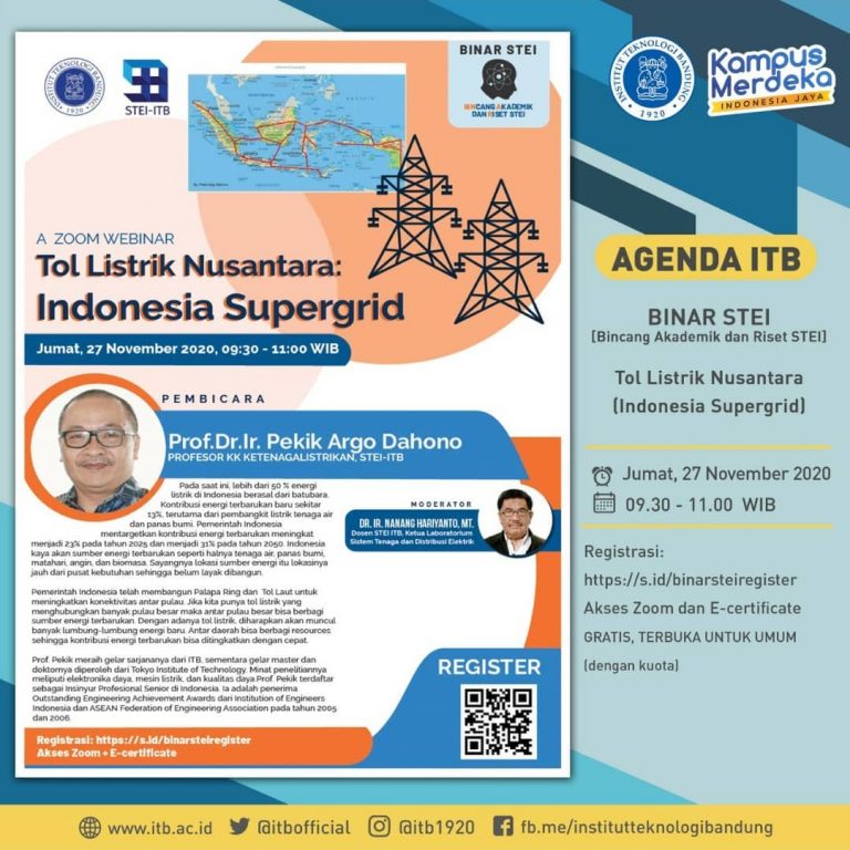 BINAR STEI: Nusantara Electric Toll Road (Indonesia Supergrid)