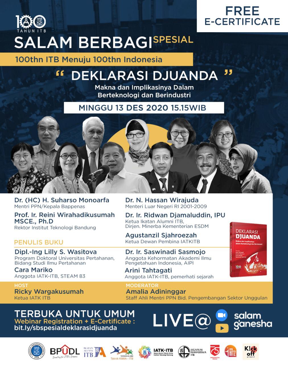 [13 DES. 2020] SALAM BERBAGI SPESIAL DEKLARASI DJUANDA