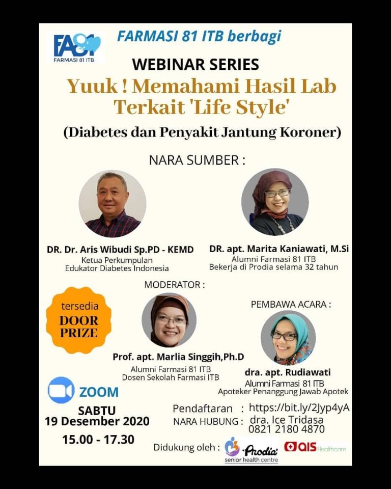 [19 Dec. 2020] Webinar Series: Pharmacy 81 ITB Share