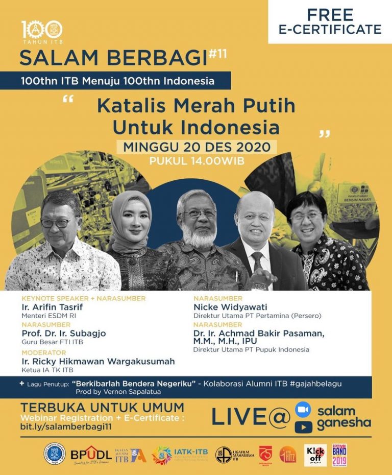 [20 Dec. 2020] Webinar Greetings Sharing #11: Red and White Catalyst for Indonesia