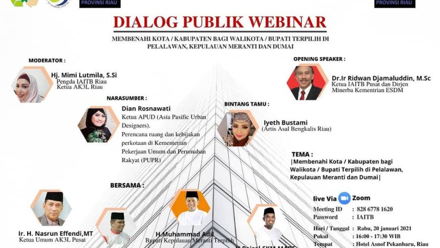 [20 JAN. 2021] Public Dialogue IAITB Riau Webinar