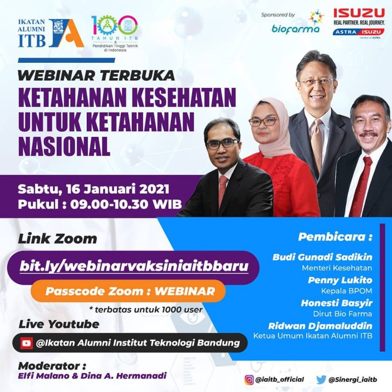 [16 JAN. 2021] Health Resilience for National Resilience Webinar