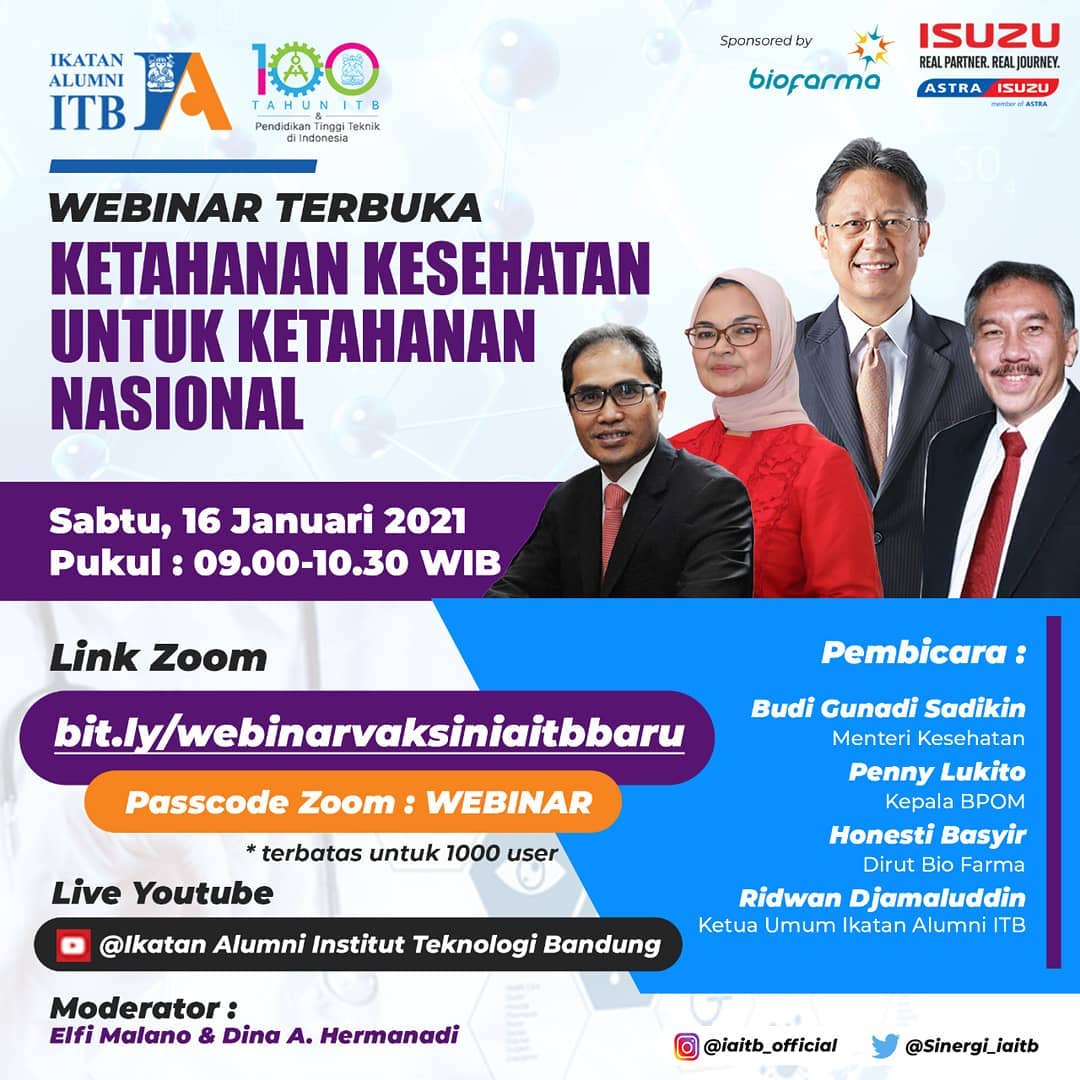 [16 JAN. 2021] Health Resilience for National Resilience Webinar