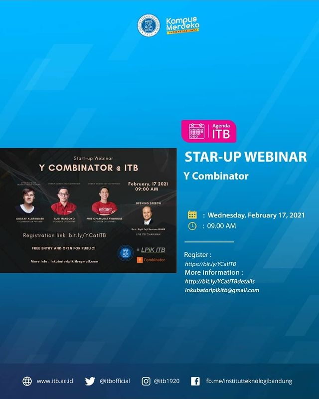 [17 FEB. 2021] Star-Up Webinar Y Combinator