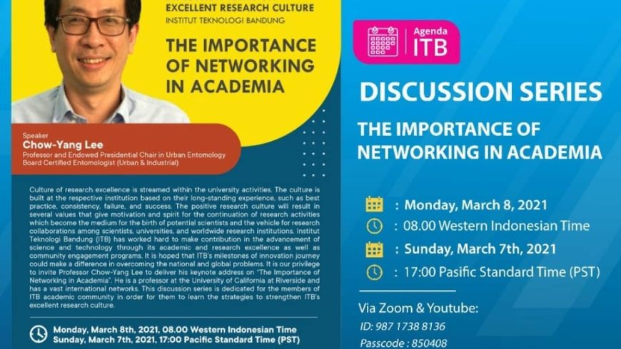 [08 MAR. 2021] Discussion Series On Excellent Research Culture Institut Teknologi Bandung