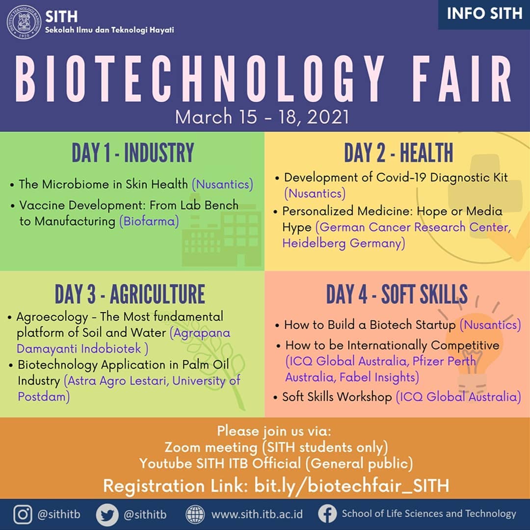 [15-18 MAR. 2021] BIOTECHNOLOGY FAIR