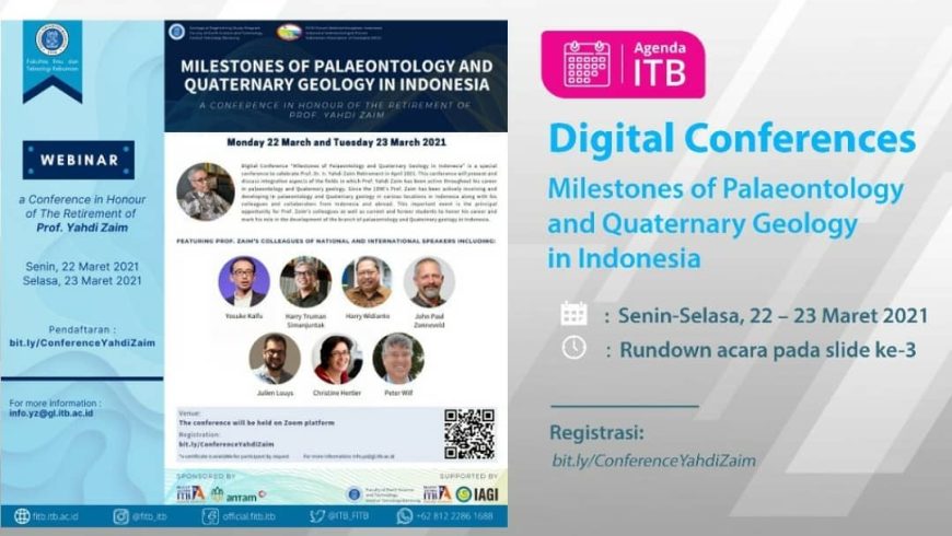 [22-23 MAR. 2021] Milestones of Palaeontology and Quaternary Geology in Indonesia