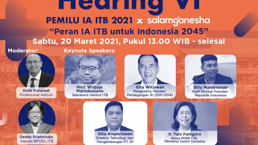 [20 MAR. 2021] Hearing VI Pemilu IA ITB 2021