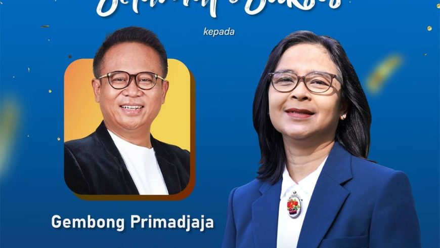 Selamat atas terpilihnya Gembong Primadjaja sebagai Ketua Umum Ikatan Alumni ITB periode 2021-2025