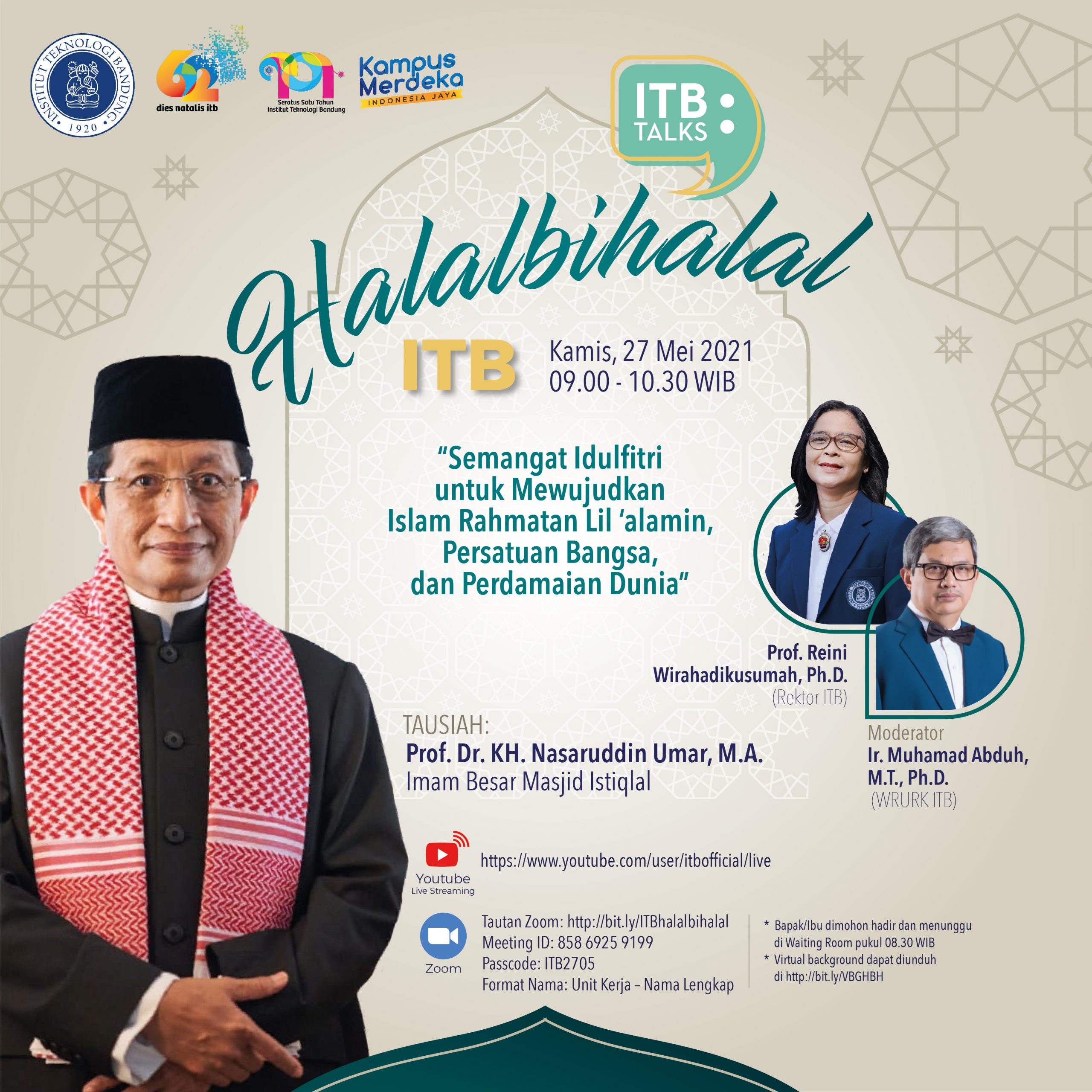 [27 Mei 2021] Halalbihalal ITB