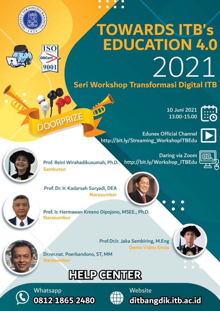 [10 JUN. 2021] Towards ITB’s Education 4.0 2021