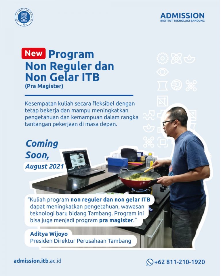Program Non Reguler dan Non Gelar ITB (Pra Magister)