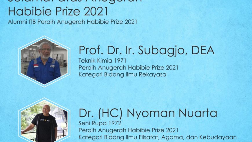 Alumni ITB Peraih Anugerah Habibie Prize 2021
