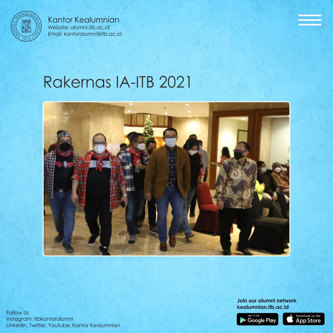 Rakernas IA-ITB 2021 diikuti oleh Alumni Lintas Generasi