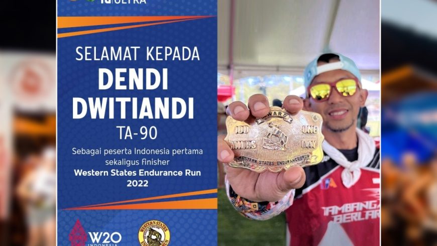 Alumni ITB, Pelari Indonesia Pertama di Western States Endurance Run (WSER) 2022