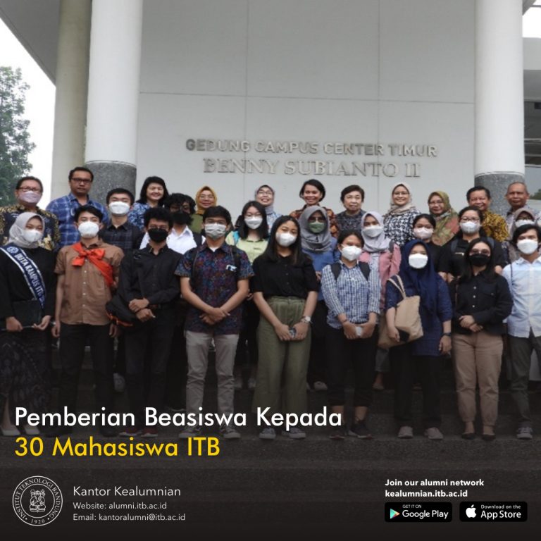 Pemberian Beasiswa Kepada 30 Mahasiswa ITB