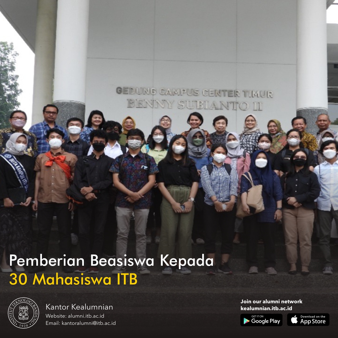 Pemberian Beasiswa Kepada 30 Mahasiswa ITB